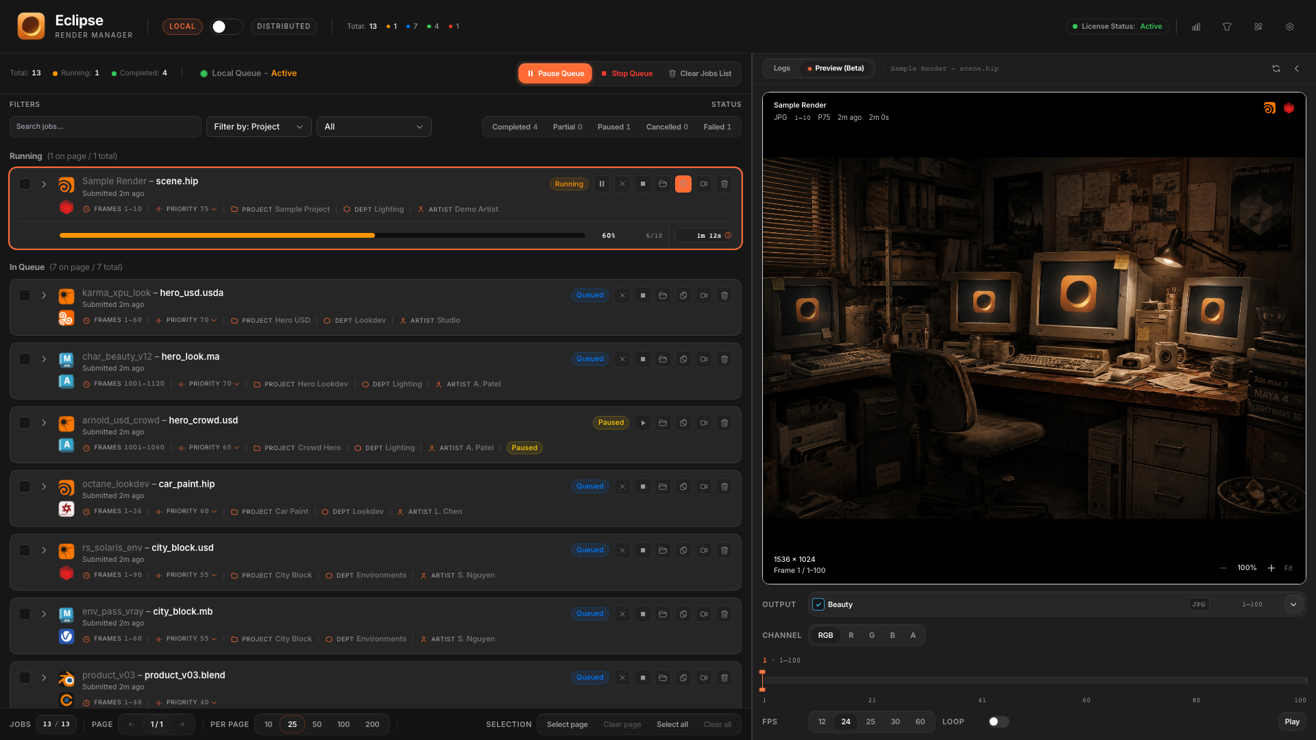 Preview panel in Eclipse
